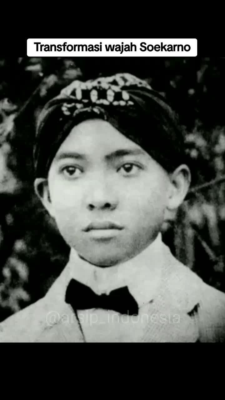 Transformasi Wajah Soekarno dari Masa Muda Hingga Tua