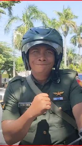 Anggota TNI Asal Rembang Ini sempat Viral karena Buat Presiden Jokowi Tertawa, Begini Sosoknya