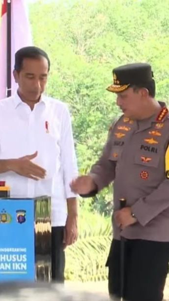 Jokowi Resmikan Polres IKN Dilengkapi Teknologi AI, Sesumbar Ibu Kota Nusantara Bakal Nol Kejahatan