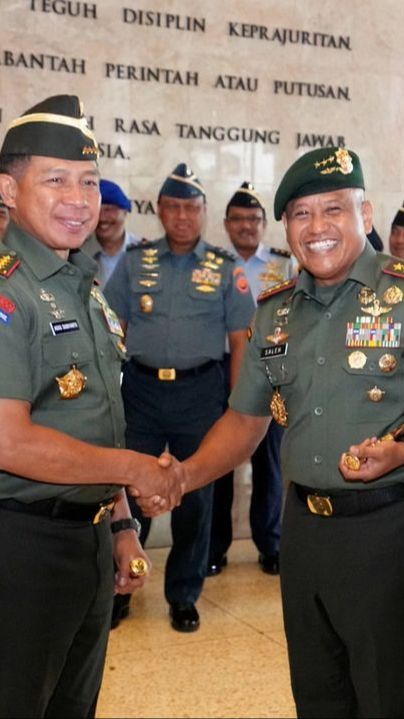 Disalami Panglima TNI, Pangkostrad Saleh Mustafa kini Berpangkat Letjen, Bintang 3 di Pundaknya