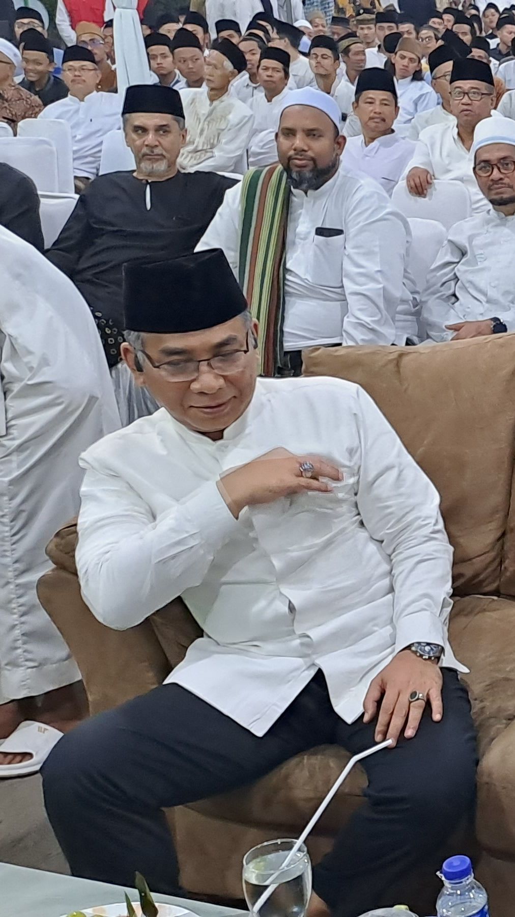 Ketum PBNU Sindir Cak Imin di Haul Krapyak: Baru Kali Ini Hadir