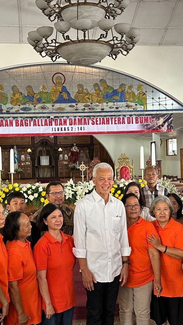 Tinjau Gereja Jelang Hari Raya Natal, Ganjar Minta Ajarkan Toleransi Beragama Sejak Dini