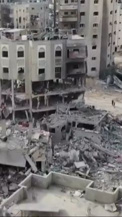 Potret Menyedihkan Kota Gaza Akibat Bombardir Israel, Gedung Bangunan & Jalan Hancur Bak Kota Mati