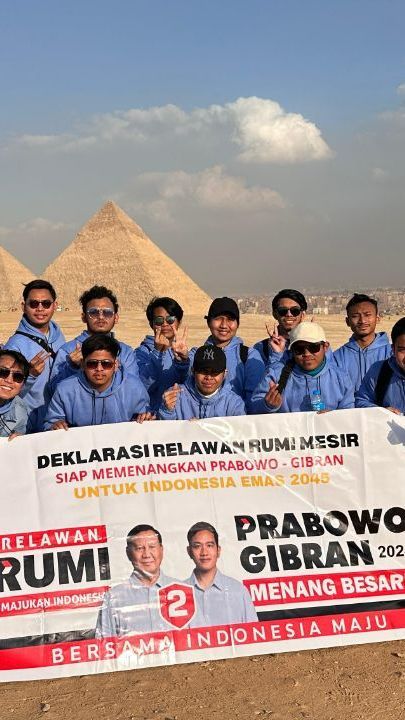 Diaspora di Mesir Dukungan Prabowo-Gibran, Siap Menangkan Satu Putaran