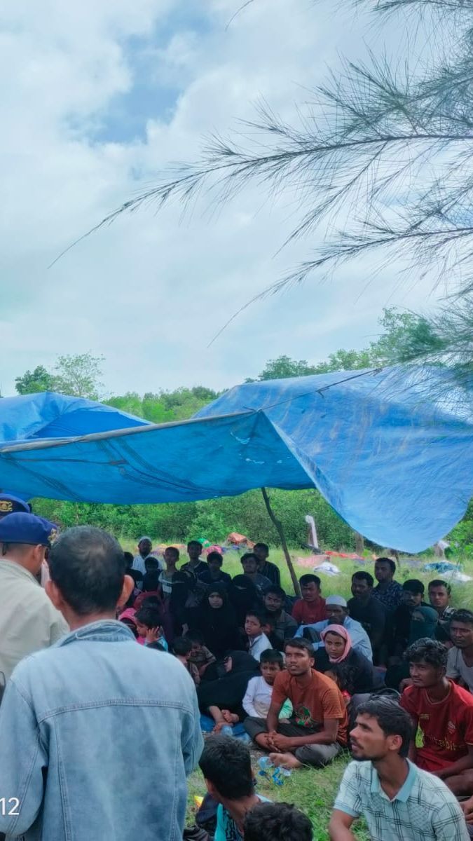 170 Pengungsi Rohingya Berlabuh di Langkat, Ada yang Sakit dan Kelaparan