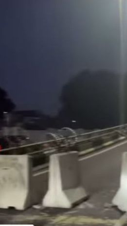 Viral Beton Pembatas di Flyover Kemayoran, Polisi Sebut untuk Cegah Perang Petasan