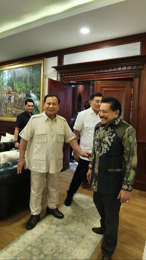 Prabowo Terima Kunjungan Hendropriyono, Ini yang Dibahas