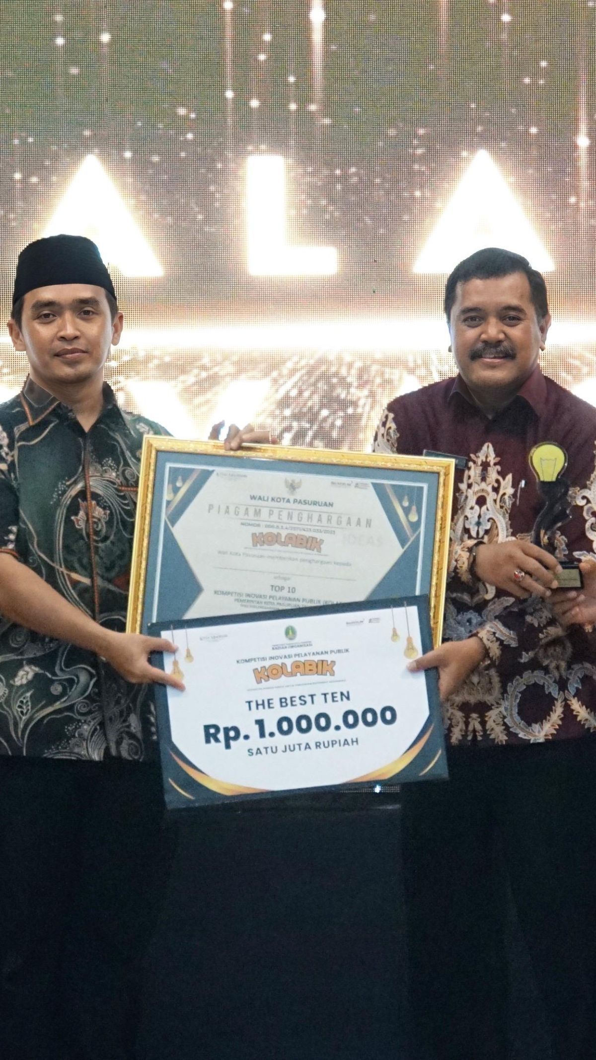 Kompetisi Inovasi Pelayanan Publik Kota Pasuruan 2023 Rampung Digelar, Ini Jawaranya