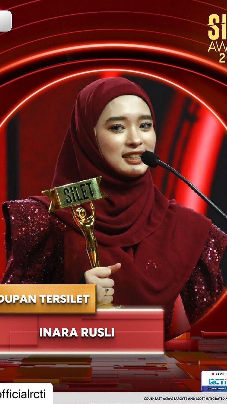 Dapat 2 Kategori Awards, Intip Potret Cantik Inara Rusli