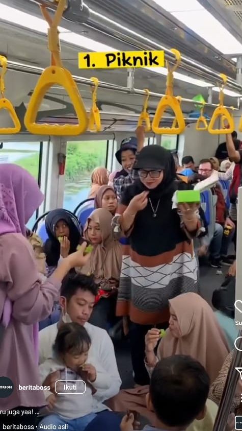 Viral Video Warga Piknik di KA Makassar-Parepare, Begini Penjelasan Kemenhub