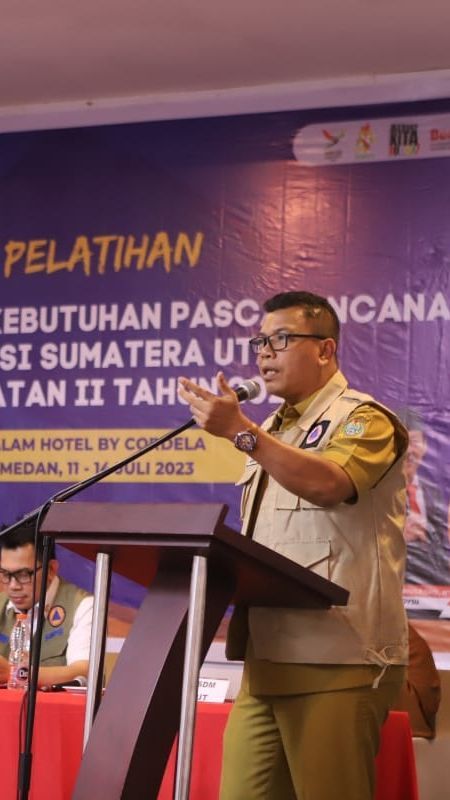 Tingkatkan Kapasitas Sumber Daya Manusia, BPBD Sumut Gelar Pelatihan Kebutuhan Pascabencana