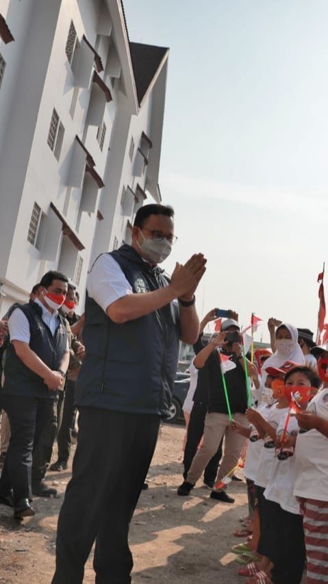 Kunjungi Kampung Susun Akuarium, Anies: Kangen-Kangenan Bareng Warga