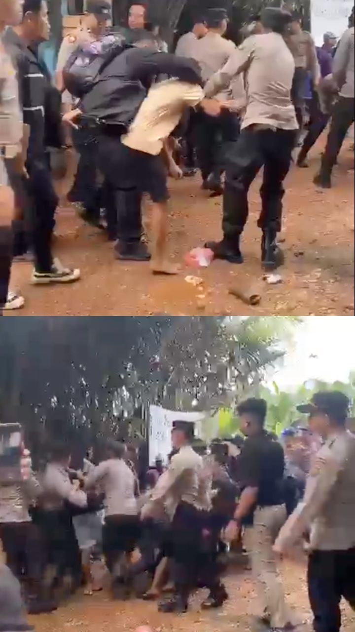 Viral Polisi Tangkap dan Seret Pendemo di Muaro Jambi, Ini Penjelasan Polda Jambi