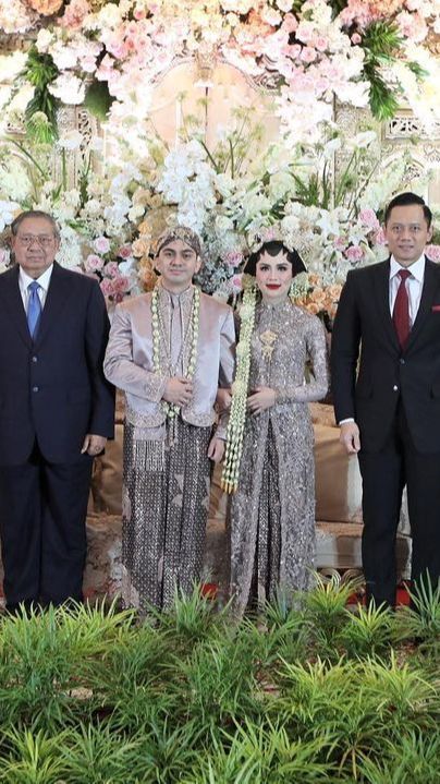 Momen AHY & SBY Hadiri Pernikahan Putri Mayjen TNI, Wajah Pengantin Serasi Banget