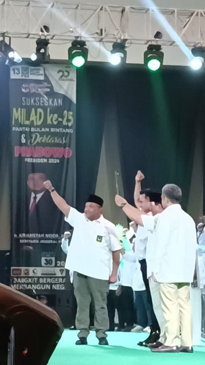 PBB Resmi Deklarasi Dukung Prabowo Sebagai Capres 2024