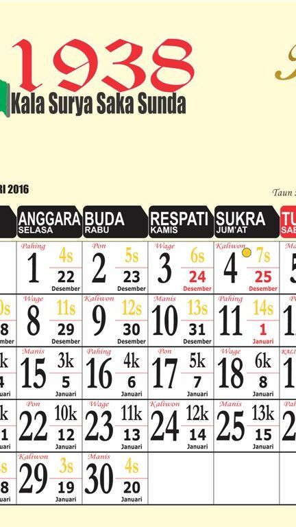 Unik, Ini Nama-Nama Hari Sendiri dalam Bahasa Sunda yang Jarang Diketahui