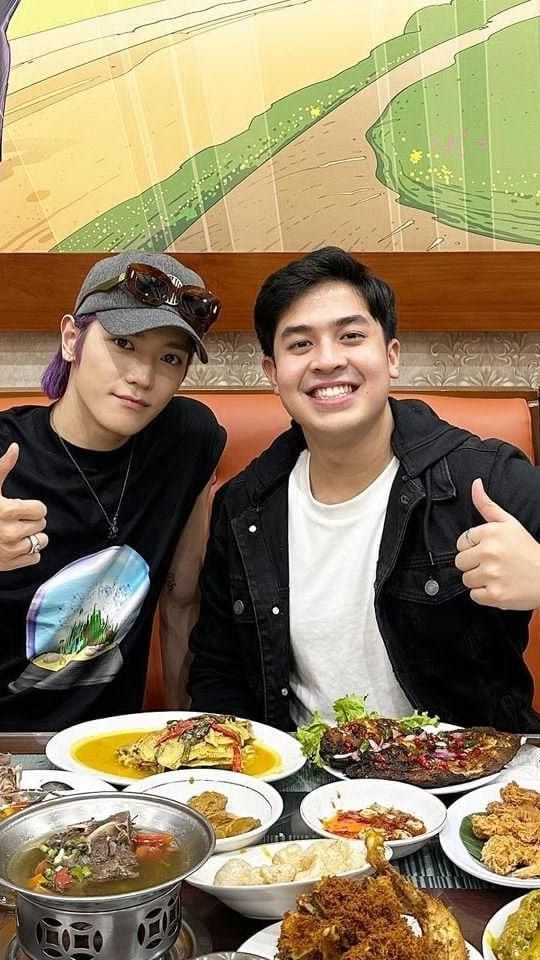 Bestie Banget, Potret Jerome Poline Ajak Taeyong NCT Makan Nasi Padang Buat NCTzen Iri Maksimal