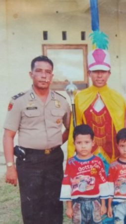 Kisah Haru Ayah Polisi jadi Komandan Anaknya Sendiri, Baru 9 Hari Satu Kantor Meninggal Dunia Dipanggil Tuhan