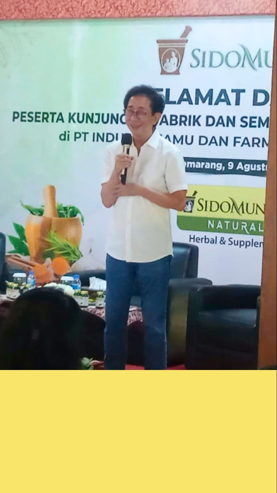 Konsisten dan Komitmen Sido Muncul untuk Saintifikasi Jamu