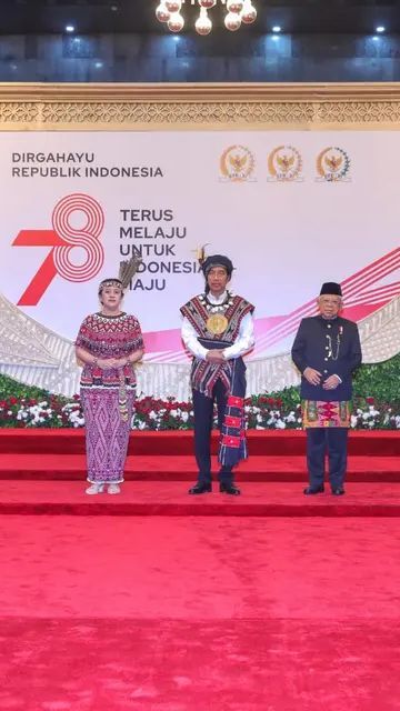 Puan Pakai Baju Adat Dayak di Sidang Tahunan MPR, Motif Kainnya Ternyata Sakral