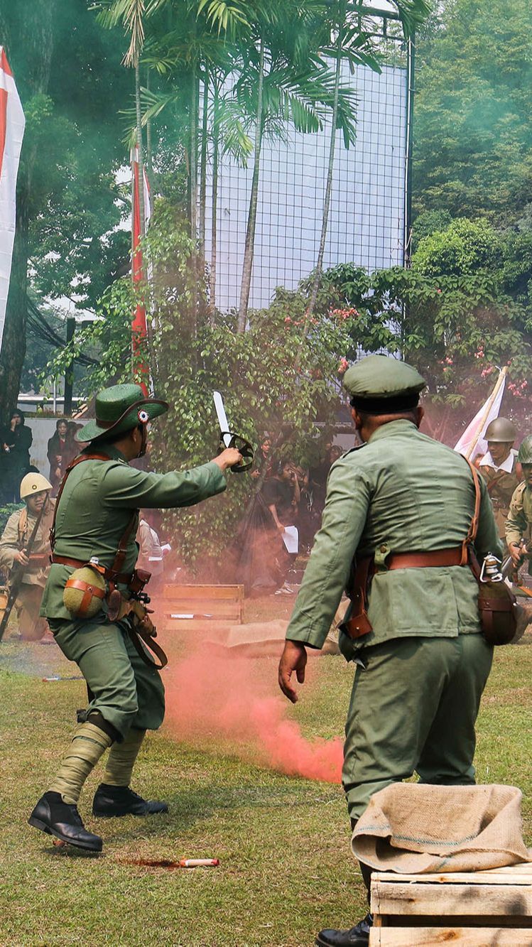 FOTO: Tapak Tilas Perjalanan Bangsa Indonesia Rebut Kemerdekaan Lewat Sosiodrama Romansa Negeri