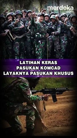 Latihan Keras Pasukan Komcad Layaknya Pasukan Khusus