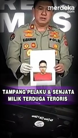 Tampang Pelaku & Senjata Milik Terduga Teroris