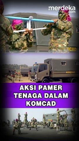 Aksi Pamer Tenaga Dalam Komcad 2023