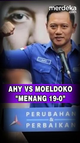 AHY Vs Moeldoko 