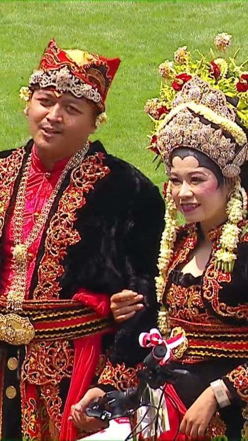 Pakaian Pengantin Banyuwangi Jadi Lima Busana Terbaik Upacara HUT RI di Istana Merdeka