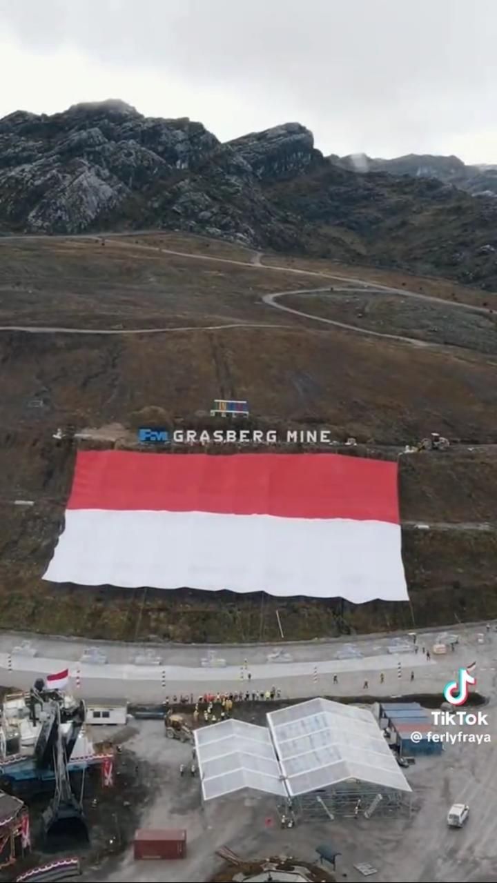 Jahit Sampai Subuh, Ini Proses Pembuatan Bendera Merah Putih yang Pecahkan Rekor Dunia