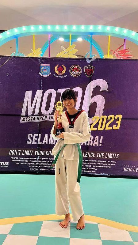 Bikin Bangga, Ini Momen Zivara Anak Nirina Zubir Raih Juara di Turnamen Taekwondo