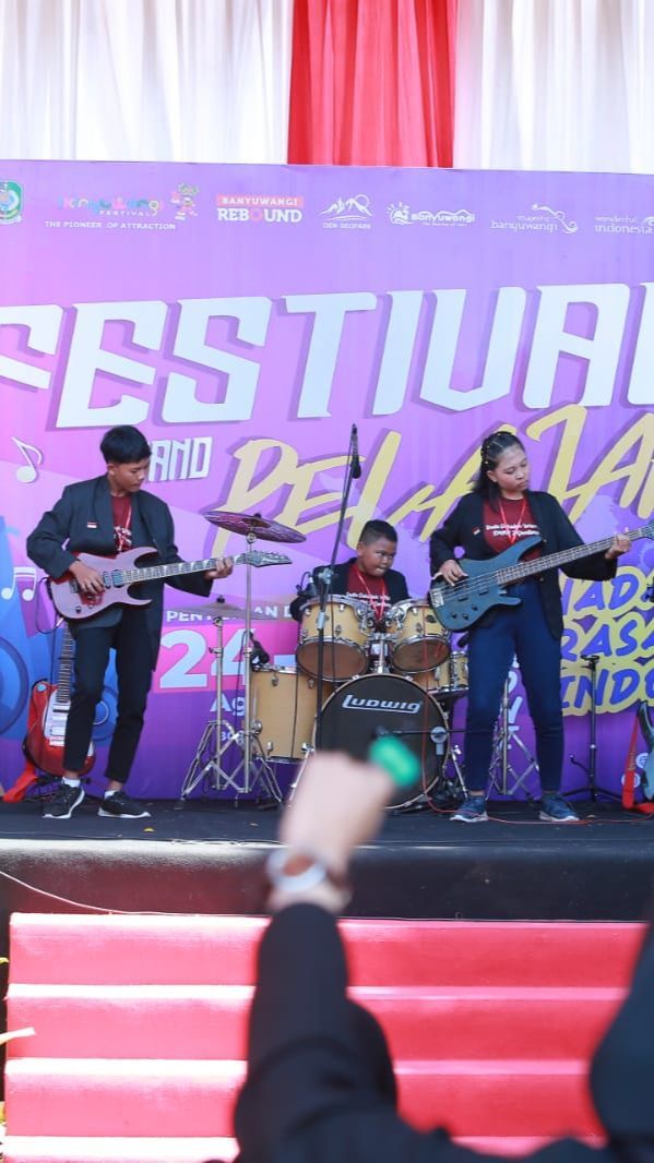 Lewat Festival Band Pelajar, Banyuwangi Wadahi Bakat Bermusik Milenial