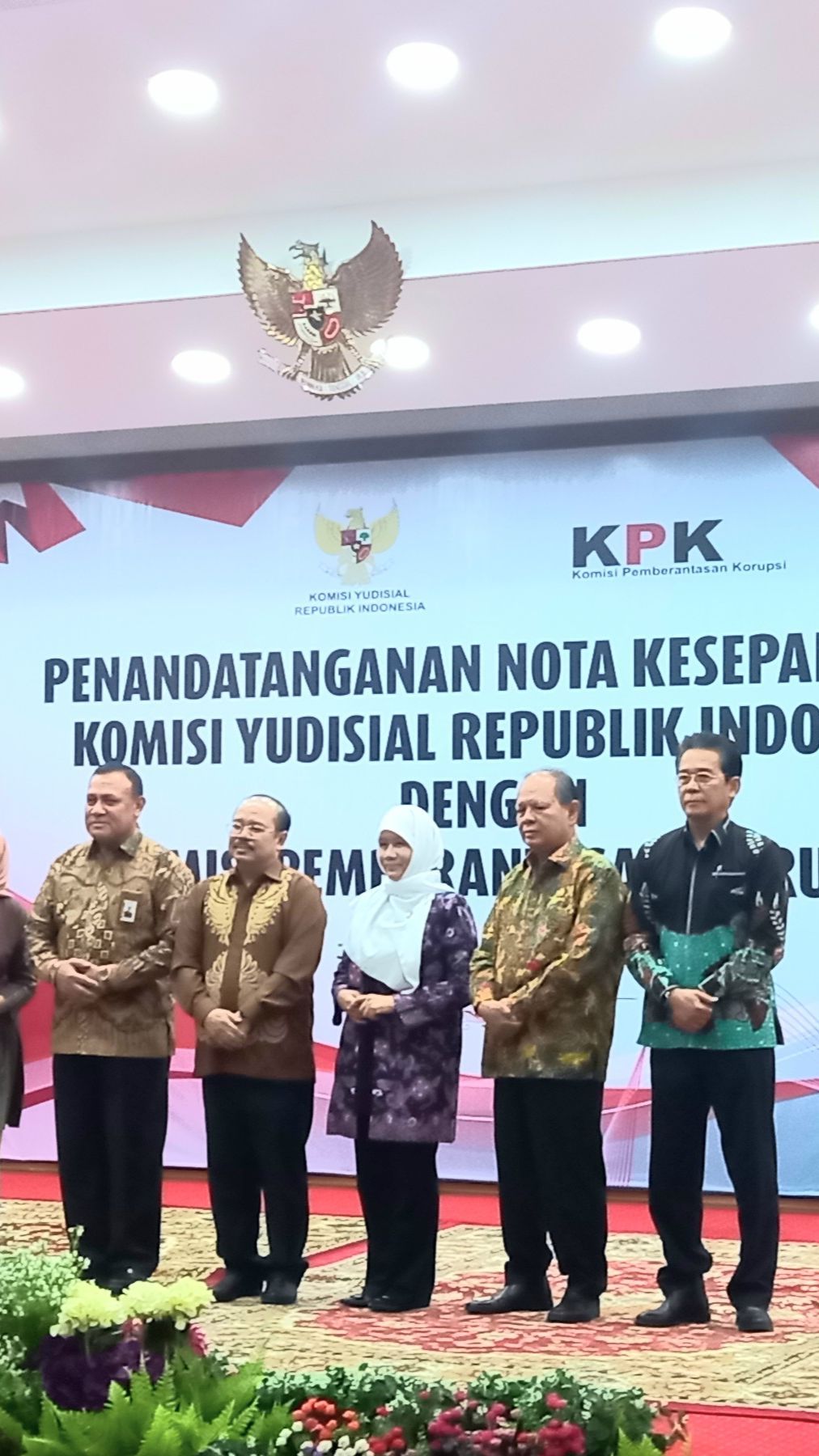 Komisi Yudisial Tanda Tangani MoU dengan KPK, Ini Isinya