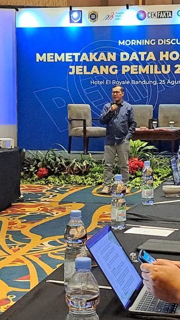 Kick Off Diskusi Bulanan Cekfakta, Petakan Data Hoaks Jelang Pemilu 2024