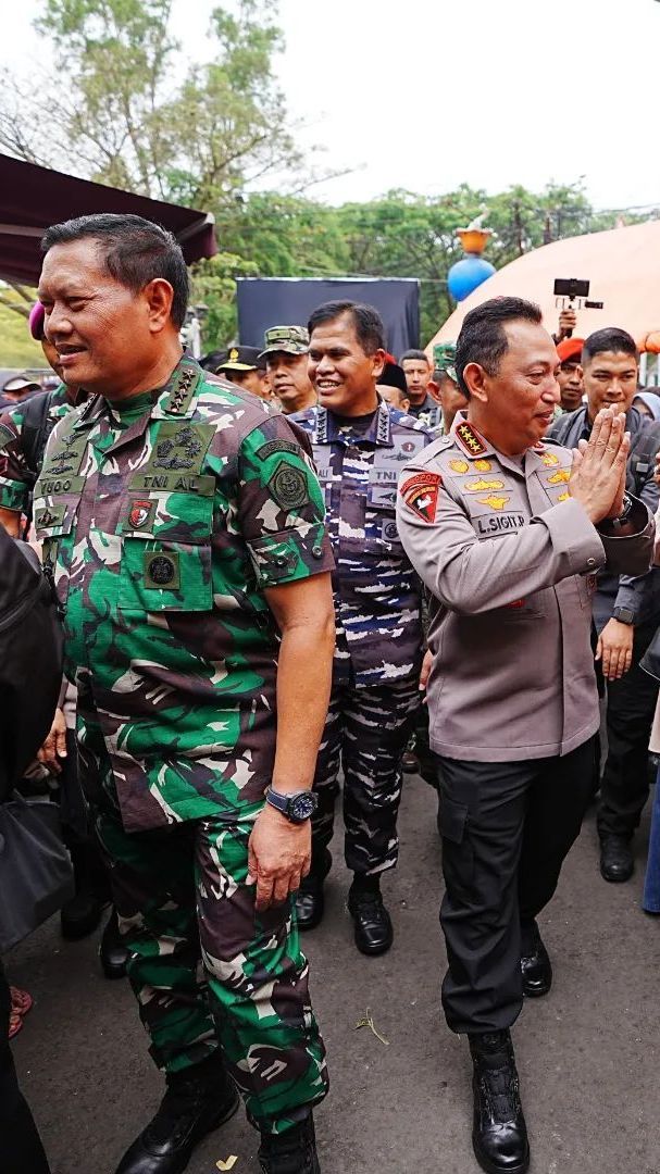 Beruntungnya Bocil ini Diapit Panglima TNI dan Kapolri Sampai Didoakan Menjadi Prajurit, Bakal jadi Momen Bersejarah