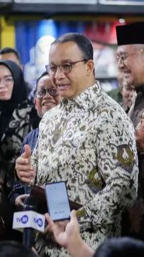 Reaksi Dingin Anies Baswedan Ditanya Wacana Sandiaga-AHY