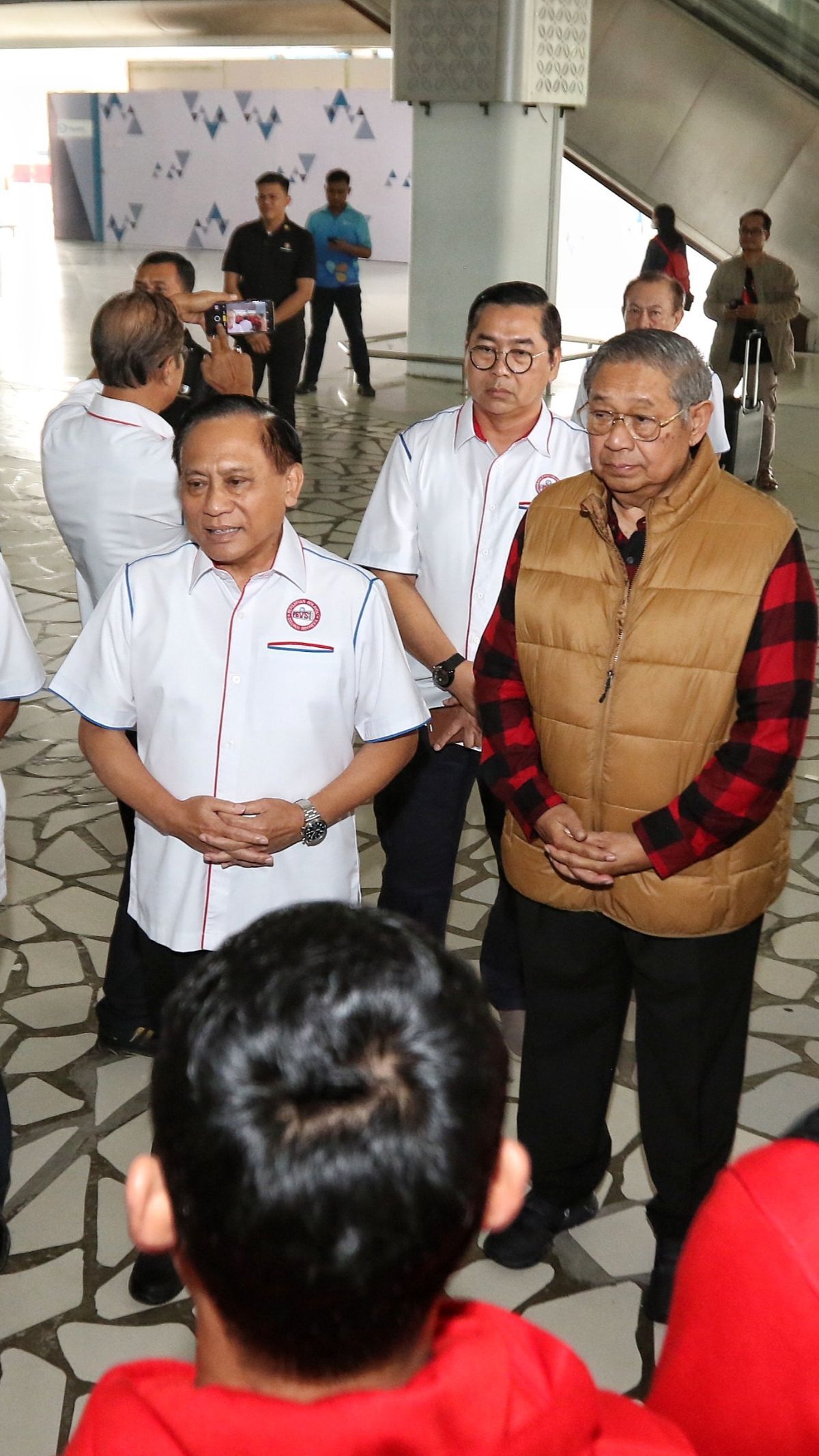 FOTO: Raih Prestasi di Asian Men's Volleyball Championship 2023, Timnas Voli Putra Indonesia Disambut Gembira SBY & Ketua PBVSI