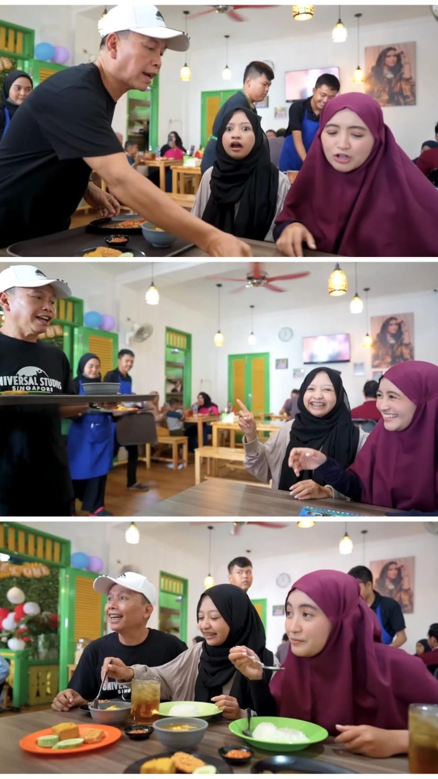 Potret Warung Makan Ayah Ayu Ting Ting Usung Tema ala Betawi, Tempatnya Sederhana & Makanannya Murah