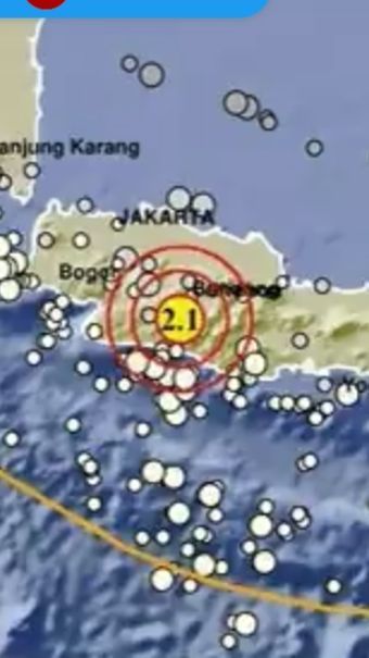 Gempa Guncang Kabupaten Bandung, Berpusat di Darat