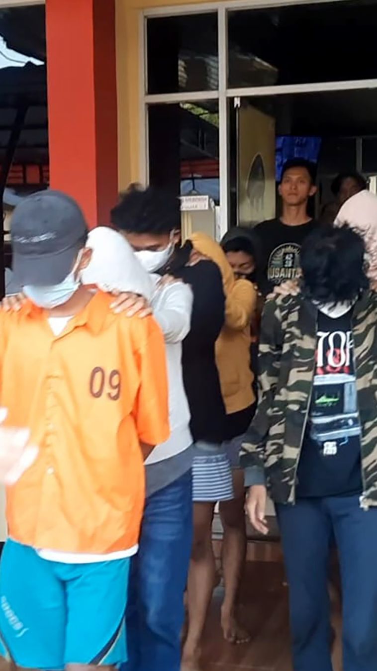 10 Pelaku Tawuran di Palembang Direhabilitasi dan Seorang Lainnya Ditahan, Nangis Waktu Dijenguk Ibu