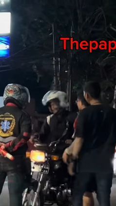 Edukasi Lawan Arah Berlalulintas, Laurend Hutagalung CS Dikejar Pemotor Bawa Batu