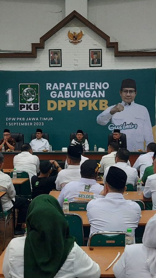 Hasil Pleno PKB, Para Kiai Restui Cak Imin Dampingi Anies: Bismillahi Tawakaltu, Budal Gus!