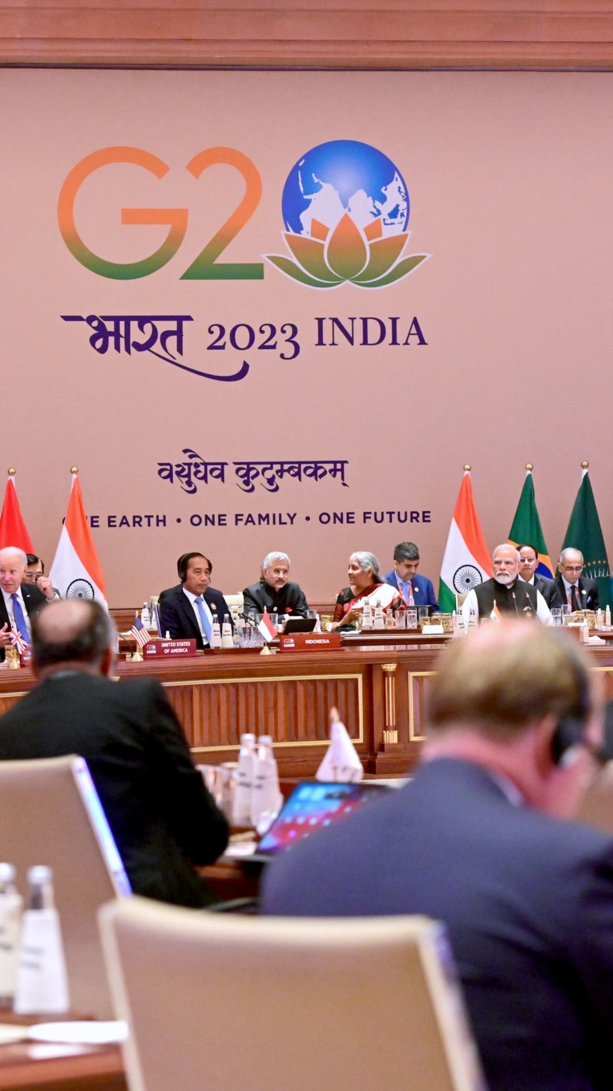 Jokowi Sampaikan Pesan Damai dan Bicara Pandemic Fund di KTT G20 India