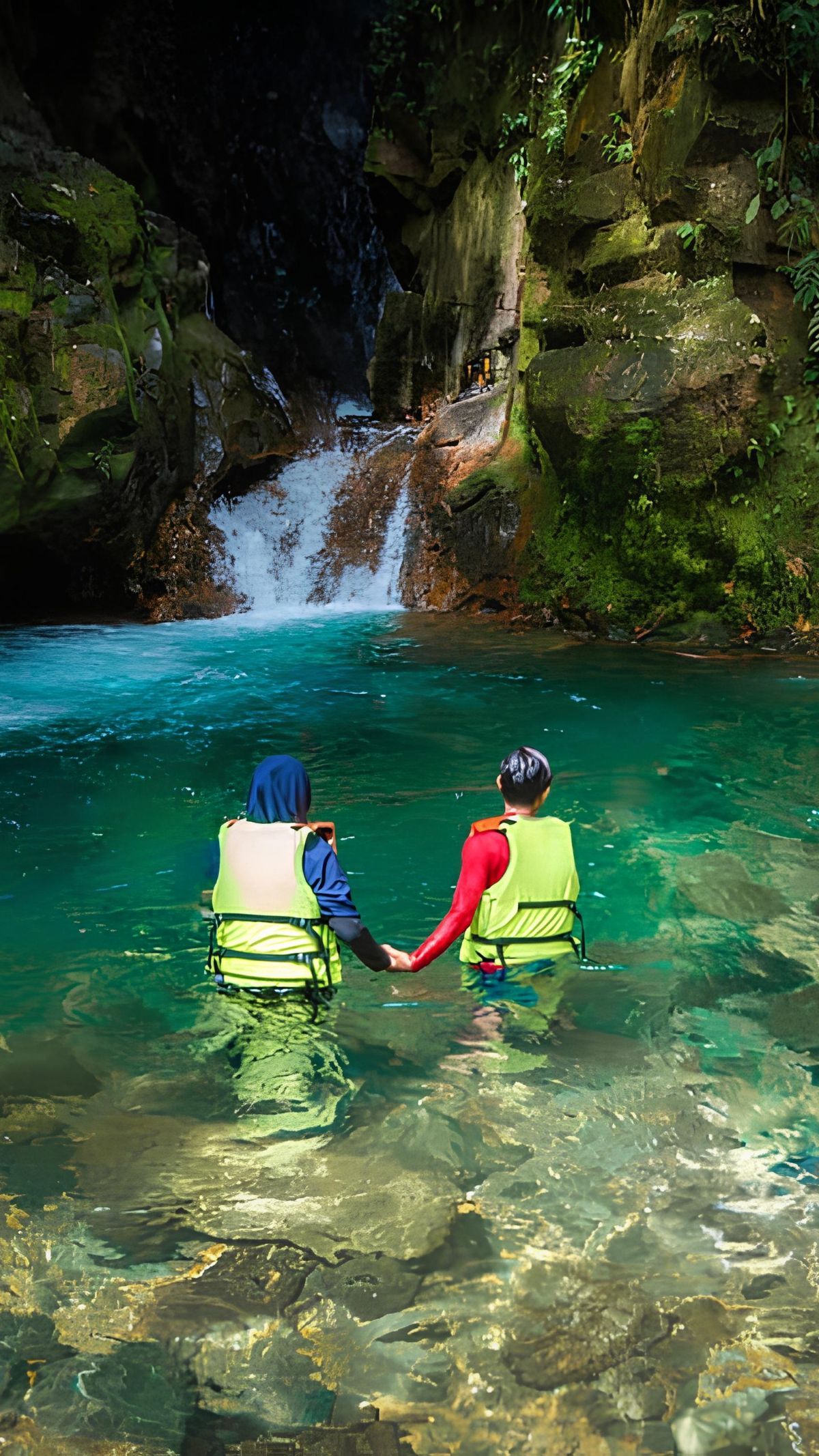 Airnya Berwarna Biru Jernih, Intip Keindahan Curug Cibulao Hidden Gems di Bogor