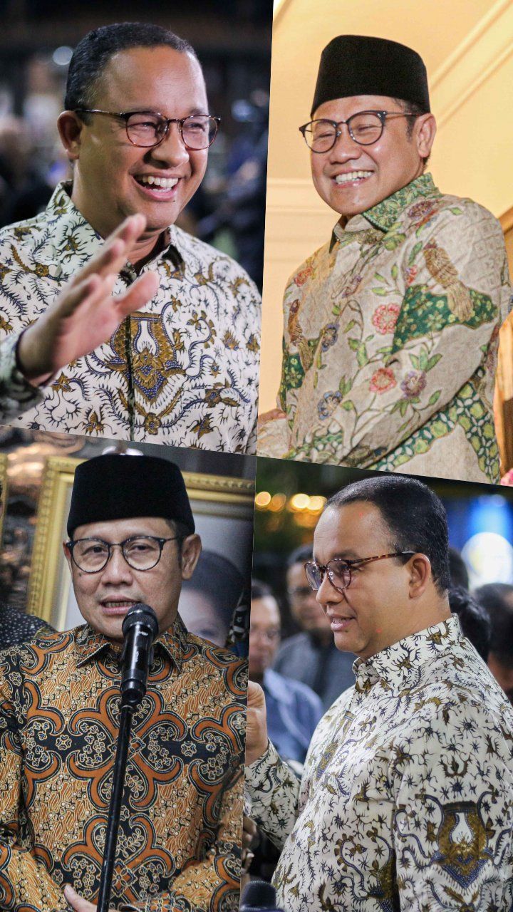 SMRC: Duet Anies-Cak Imin Kalah dari Ganjar-RK dan Prabowo-ET