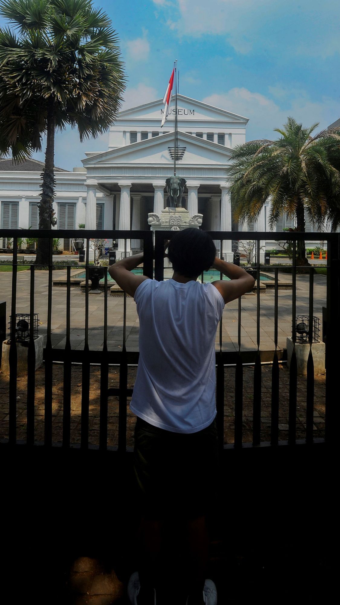 FOTO: Suasana Museum Nasional Ditutup Setelah Kebakaran, Koleksi Benda Bersejarah Dipastikan Aman