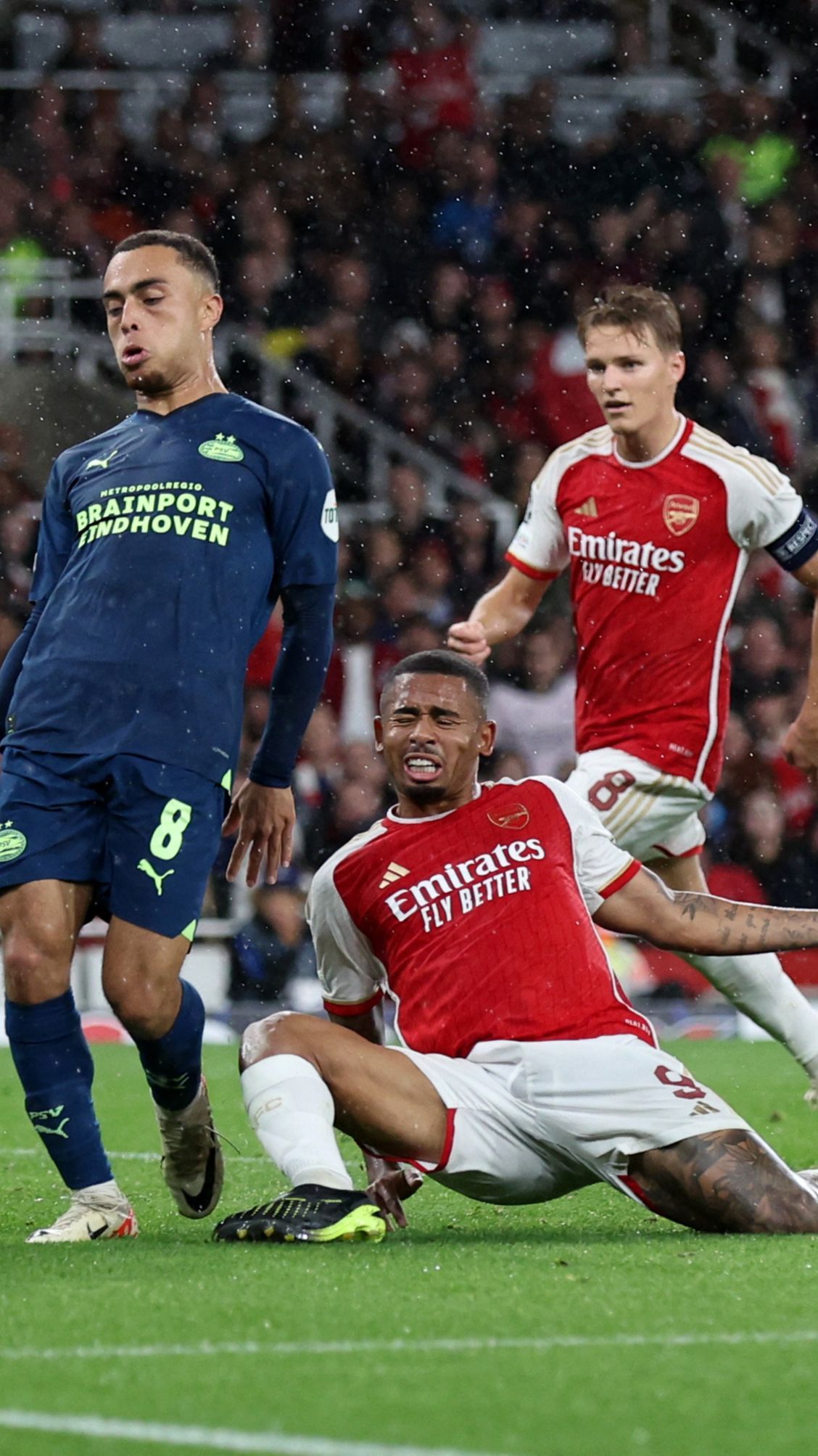 FOTO: Pesta Gol Arsenal di Matchday Pertama Grup B Liga Champions Usai Bikin PSV Eindhoven Babak Belur 4-0