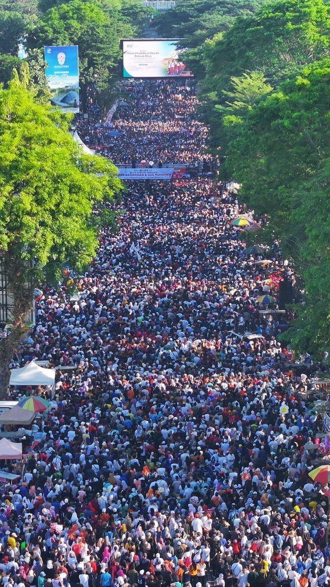 Netizen Pertanyakan Sumber Dana Gerak Jalan Gembira AMIN di Makassar, Ini Jawaban Panitia