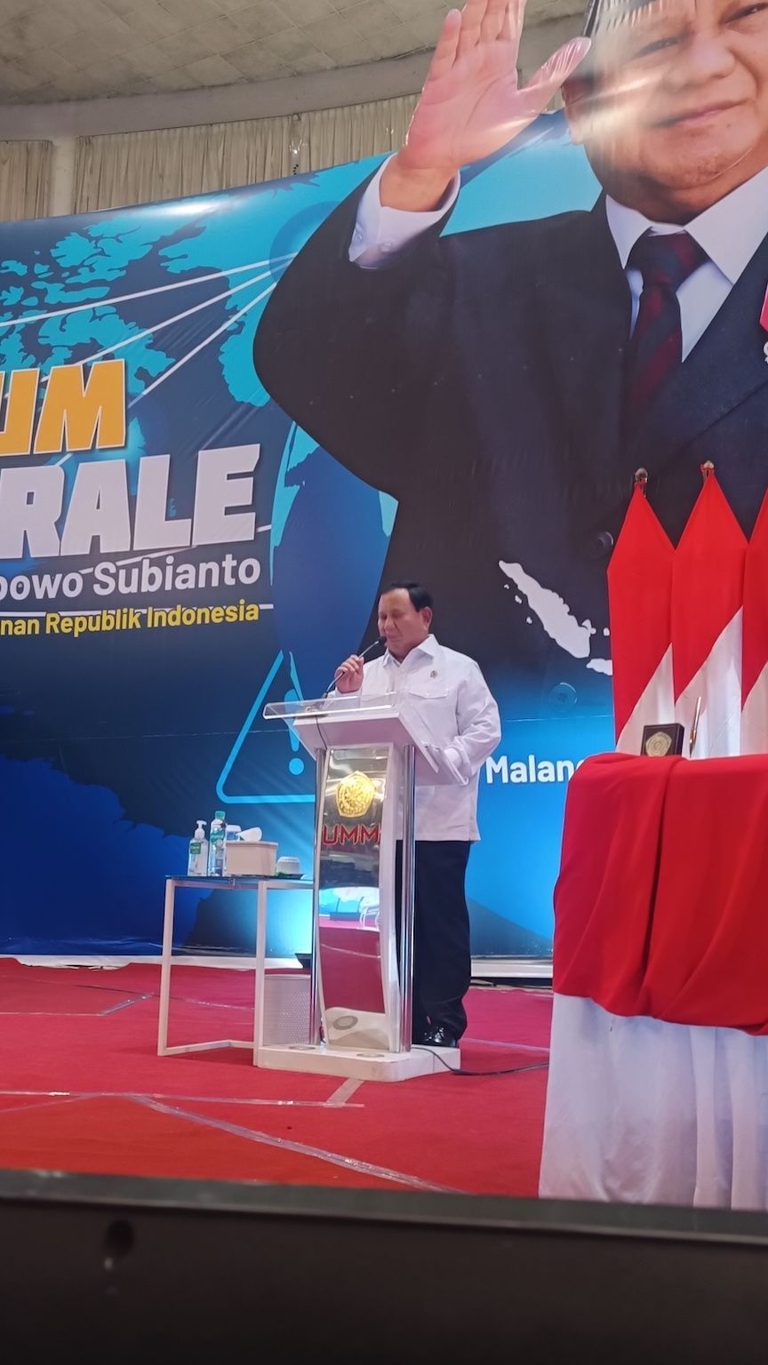 Di Depan Mahasiswa UMM, Prabowo Puji Jasa Besar Tokoh Muhammadiyah